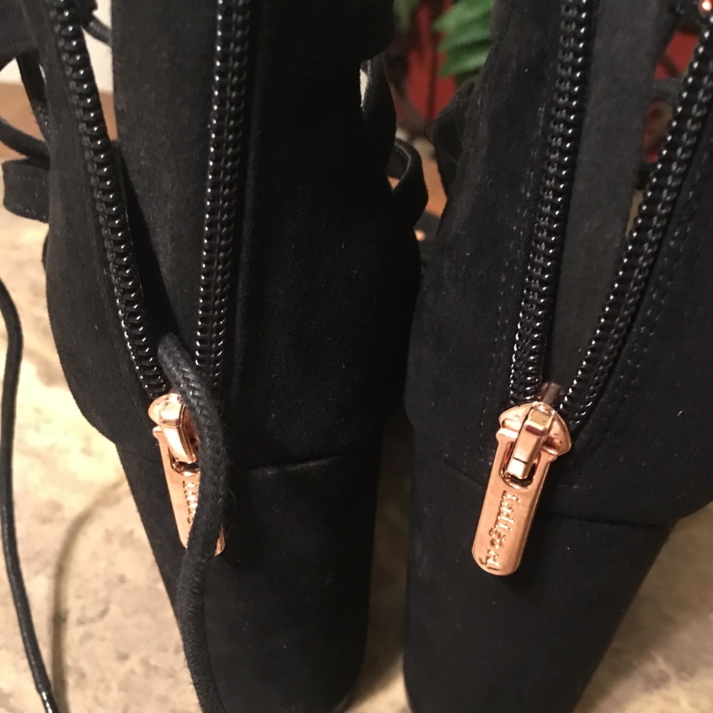 Indigo Block Heels - Picture 5 of 8